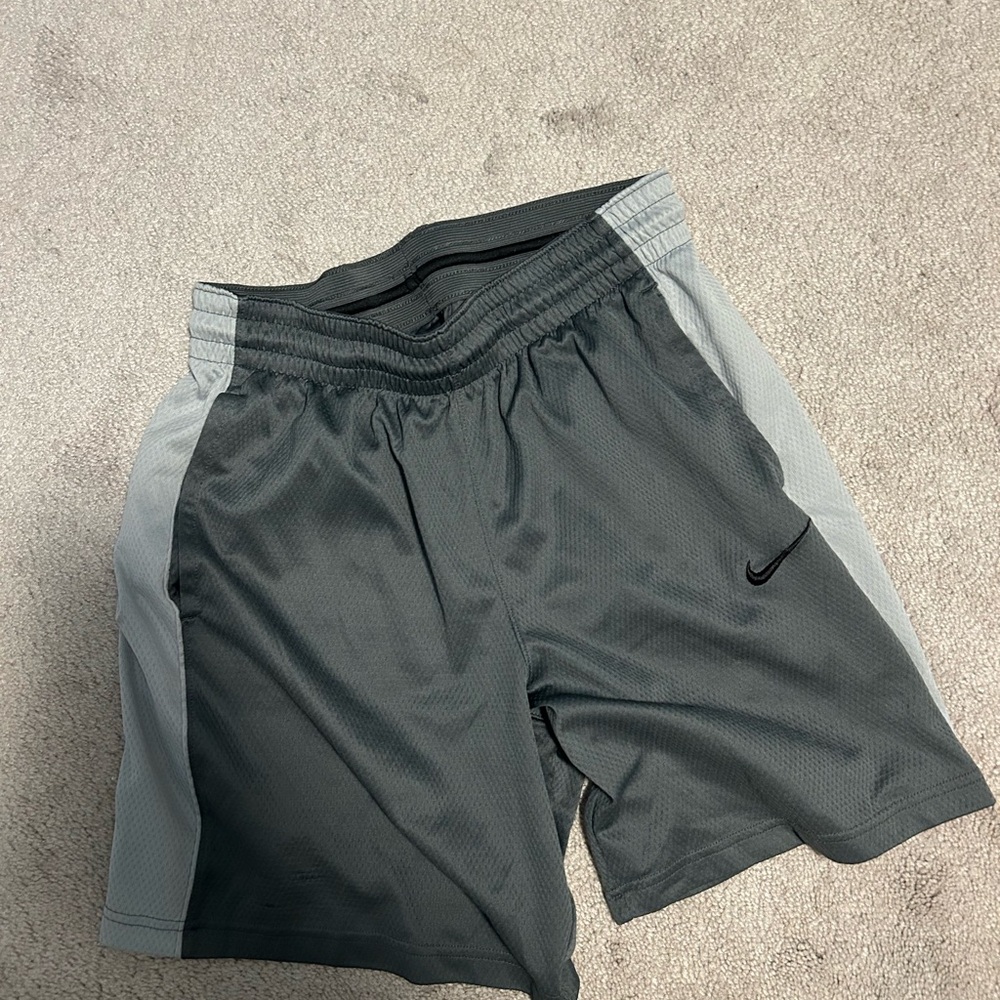 Nike Women’s Charcoal and Light Gray Basketball Shorts